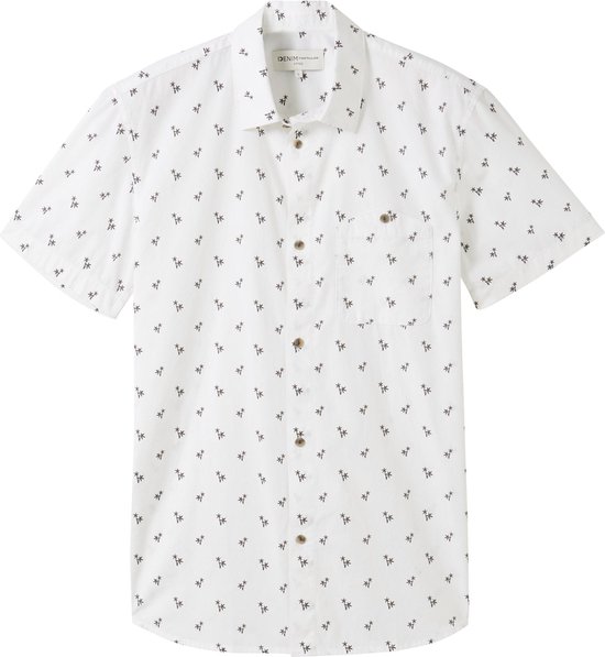 Tom Tailor Overhemd Overhemd Met Print 1041399xx12 35505 Mannen Maat - L