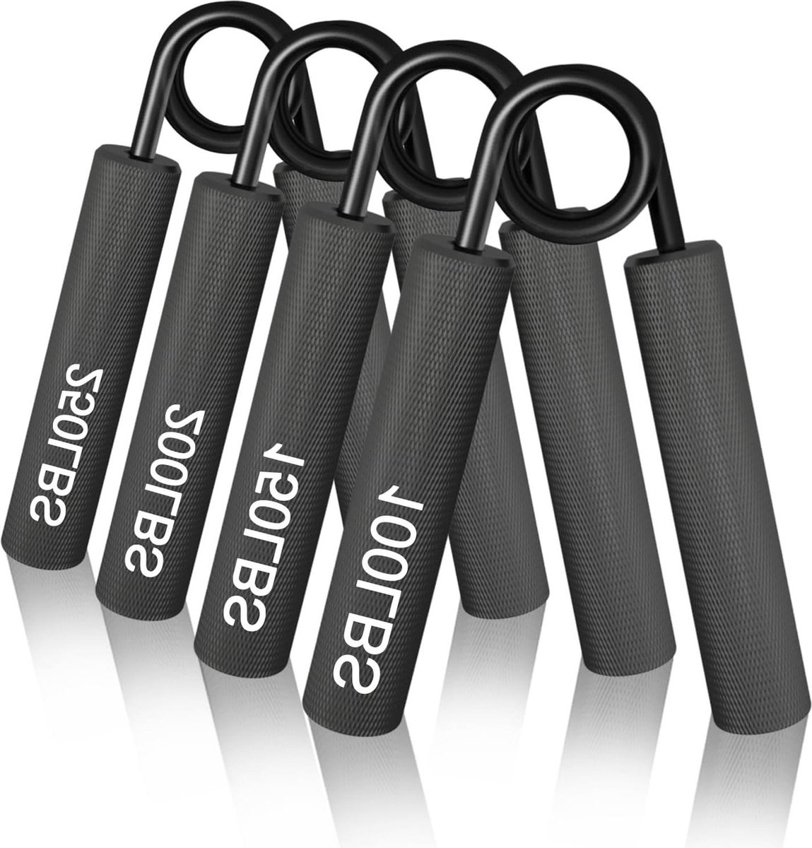 MAEXUS® Griffkraft Trainer, 4 Stück Unterarmtrainer Hand Handgrifftrainer, Handtrainer für Unterarm und Finger, Grip Strength Trainer für Fitness Klettern Bouldern Handgelenksstärkung
