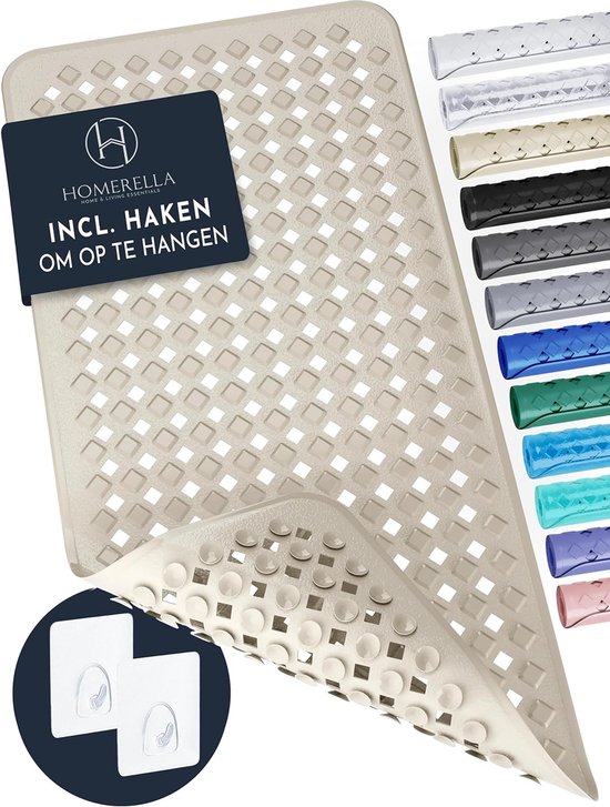 Homerella Tapis de Baignoire antidérapant Sensible à la Peau 88x39cm