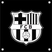 FC Barcelona Tuinposter - Logo - UEFA - Champions League - Voetbal - Tuinposter - Poster - Tuindecoratie - 100x100cm - Voorzien Van Ophangogen