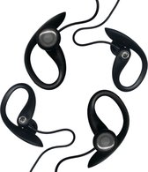 HorsewhispererPRO - voordeelset met 4 oortjes voor diverse instructiesystemen paardrijden - 1-weg communicatie met 3,5mm jack-aansluiting