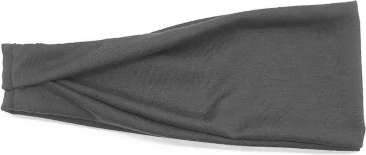 Consumerce® Premium Hoofdband voor Dames en Heren Donkergrijs – Zweetband – Hoofd Band – Sport – Make Up – Hoofdbanden – Zomer – Winter – Sporten Hardlopen – Kind – Jongens – Meisjes – Haarband – Diadeem – Haarbanden – Bandana – Bandana’s