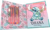 Disney Lilo & Stitch Kleurboek met 6 Gekleurde Gel Pennen - Hobby - Tekenen - Kleuren
