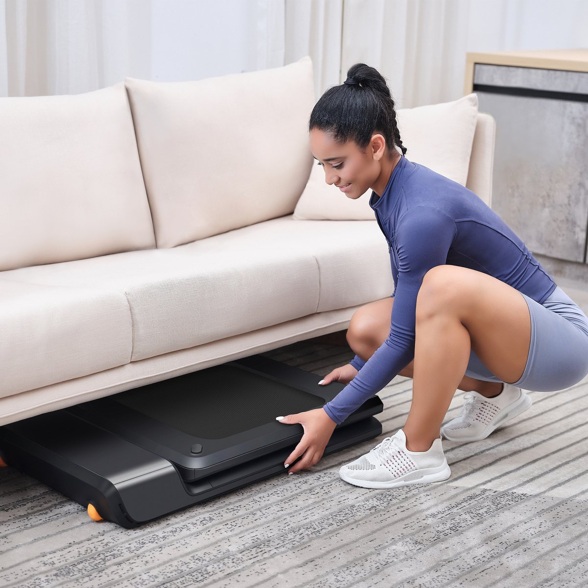 Afbeelding 2 van WalkingPad A1 Plus - Volledig Opvouwbare Loopband - 136KG - 6KM/u - Zwart