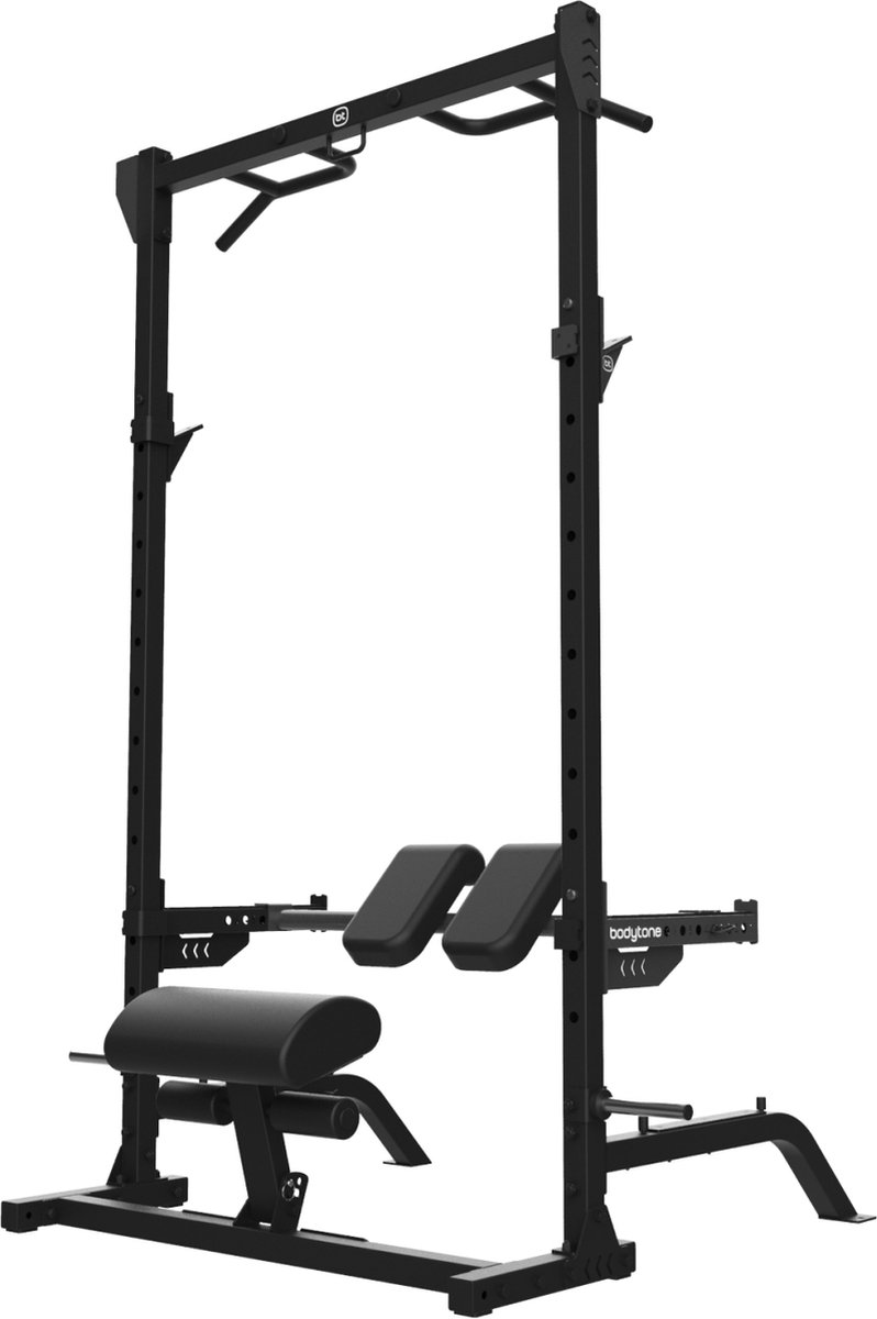 Bodytone Active Strength HBC13 - Multi Rack voor fitness - Multigrip pull up bar, J-cups & spotter bars - Maximale belasting 220 kg