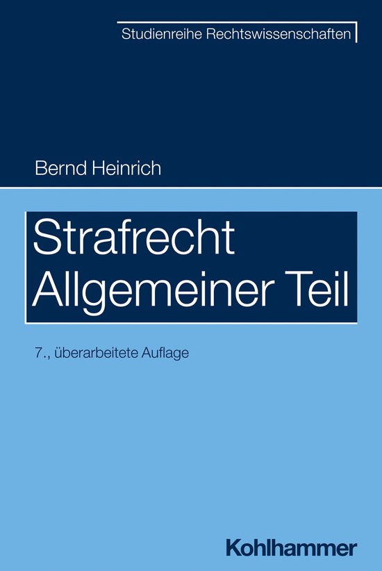Strafrecht - Allgemeiner Teil - cover
