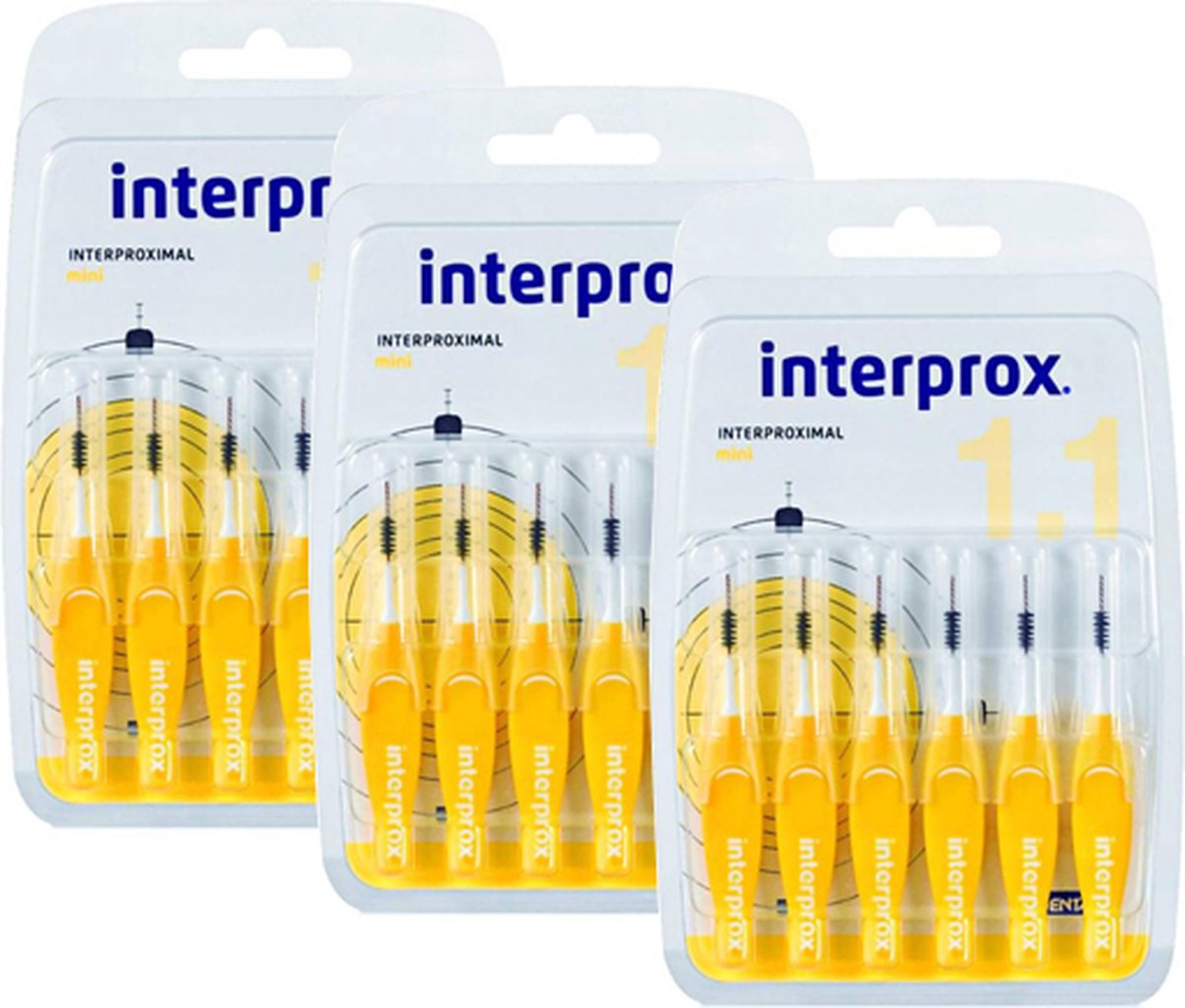 Goedkoopste Interprox Premium Mini - 3 mm - 3 x 6 stuks - Voordeelpakket