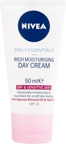 x4 Nivea dagcrème SPF15 droge huid - 50ml