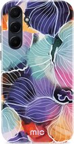 MIO MagSafe Samsung Galaxy A55 Hoesje | Hard Shell Back Cover | Geschikt voor MagSafe | Flowers