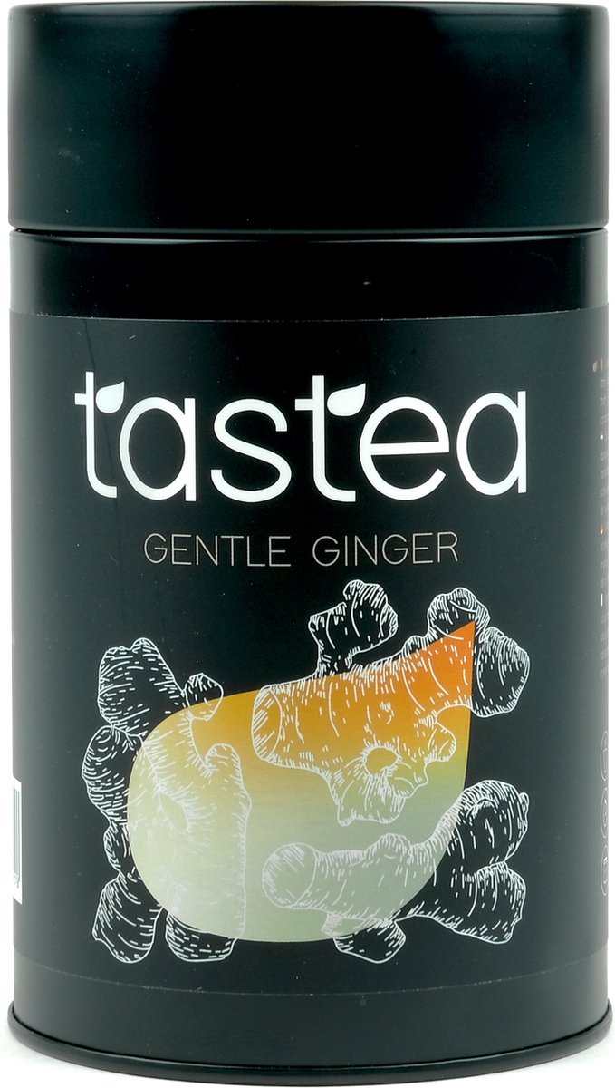 tastea Gentle Ginger - Gemberthee met rozenblaadjes - Losse thee - 100 gram