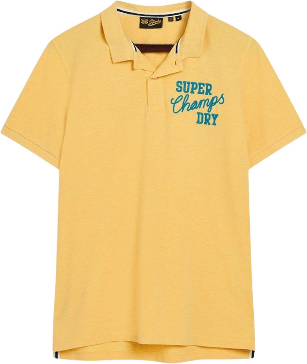 Superdry Vintage Superstate Polo Heren Geel