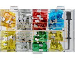 Autozekering Assortiment - 100 stuks - Met Zekeringen Puller