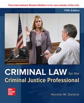 Criminal Law For The Criminal Justice