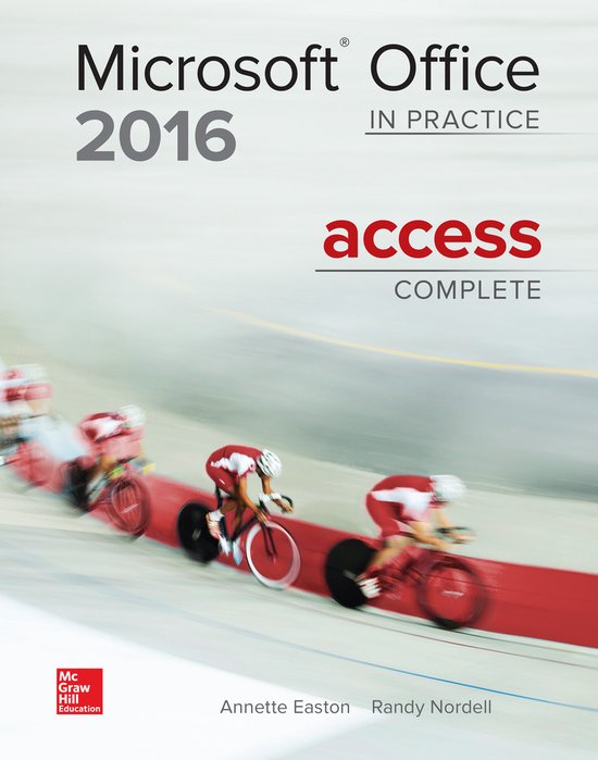 MICROSOFT OFFICE ACCESS 2016 COMPLETE: IN PRACTICE - cover