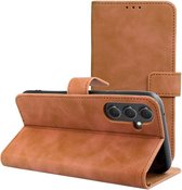 Case2go - Telefoonhoesje geschikt voor Xiaomi Redmi Note 12 4G - Wallet Book Case - Met Magnetische Sluiting - Bruin