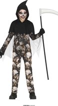 Halloween Kinder Dress Up Jumpsuit Skulls Taille 116-134