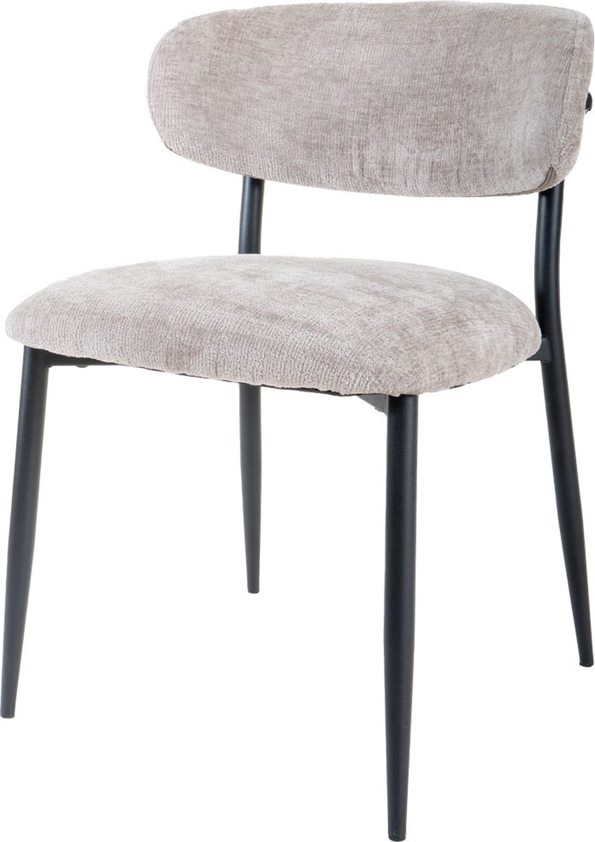 Home67 Eetkamerstoel Dion - Perfect Harmony - Natural - Moderne Kuipstoel in Scandinavische / Industriële Stijl