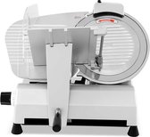 HCB® - Professionele Horeca Snijmachine - 300 mm - RVS / INOX - 230V - Allessnijder - Vleeswaren - Groenten - Vleessnijmachine - 59.5x52.5x44 cm (BxDxH) - 12 kg