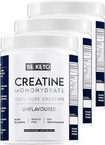 Be Keto | Creatine Monohydrate | 3 stuks | 3 x 300 gram