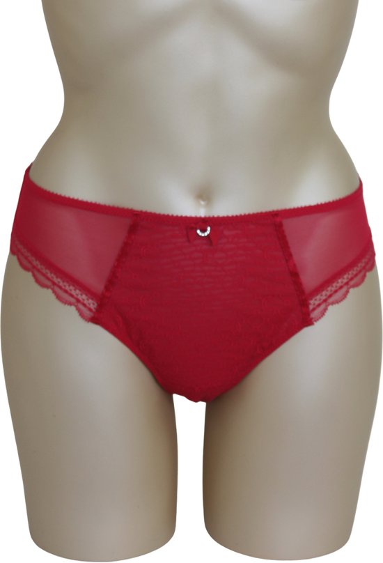 Chantelle - Chic sexy spacer - slip - rood - maat 44 / XXL
