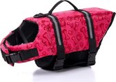 Zwemvest voor honden Roze POOTJE - Maat M - Honden Zwemvest 7-10KG