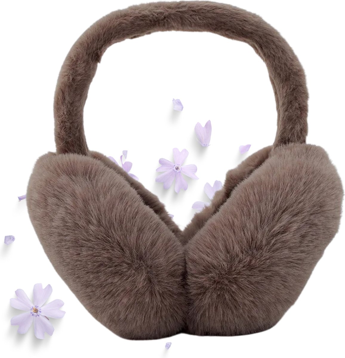 Actania Oorwarmers - Oorverwarmers - Earmuffs - Ear Warmers - Dames - Heren - Volwassenen - Winter - Bruin