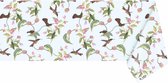 Raved Tafelzeil Bloemen Design Met Vogels  140 cm x  140 cm - PVC - Afwasbaar