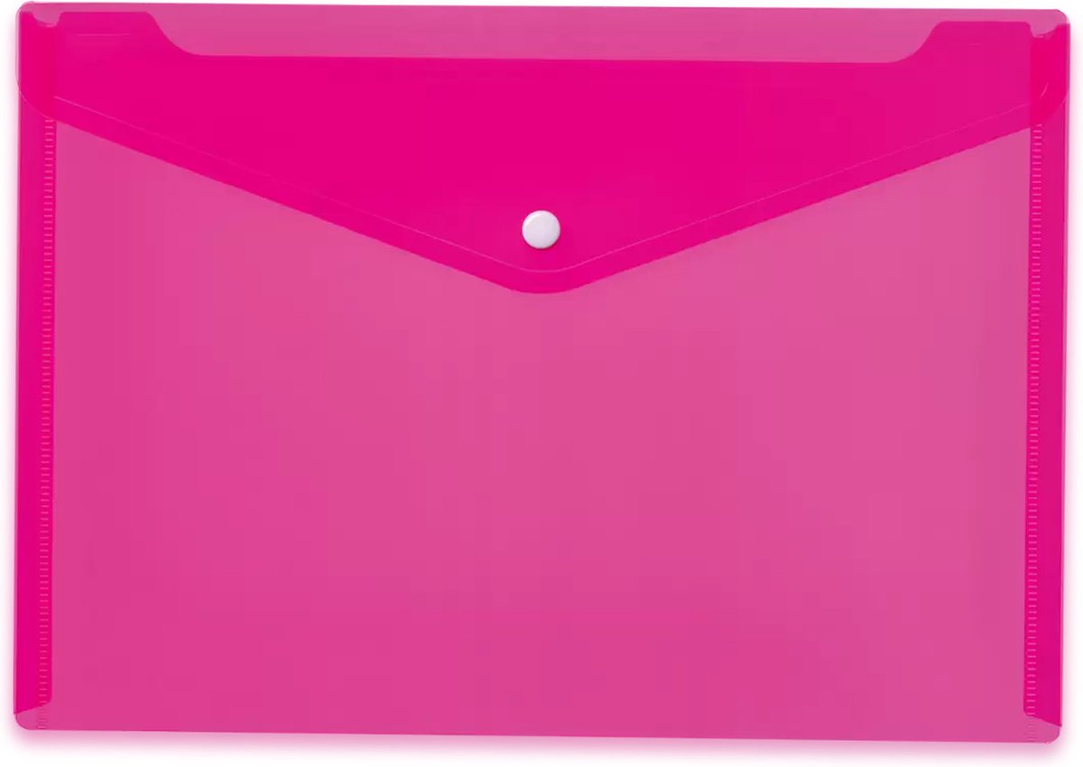 Opbergmapje 33x23cm PP pink