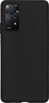 Hoesje Geschikt voor Xiaomi Redmi Note 11s Hoesje Siliconen Cover Case - Hoes Geschikt voor Xiaomi Redmi Note 11s Hoes Back Case - Zwart