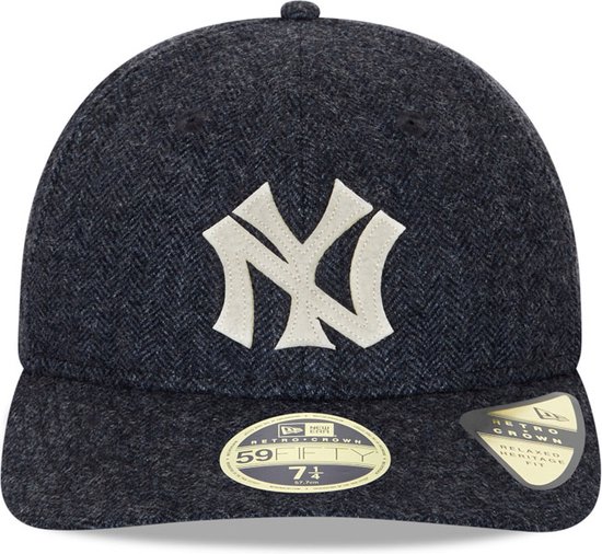 New York Yankees Cooperstown Navy 59FIFTY Retro Crown Cap (7 3/8) L