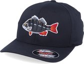 Hatstore- Perch Black Applique Black Flexfit - Skillfish Cap