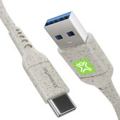 XtremeMac USB-C naar USB-A Kabel - 2 Meter - Wit (ECO)