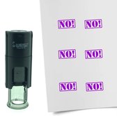 CombiCraft Stempel NO 10mm rond - Paarse inkt