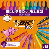 BIC Kids - Feutres Maxi Color - Classpack 48 pièces - 4 x 12 couleurs