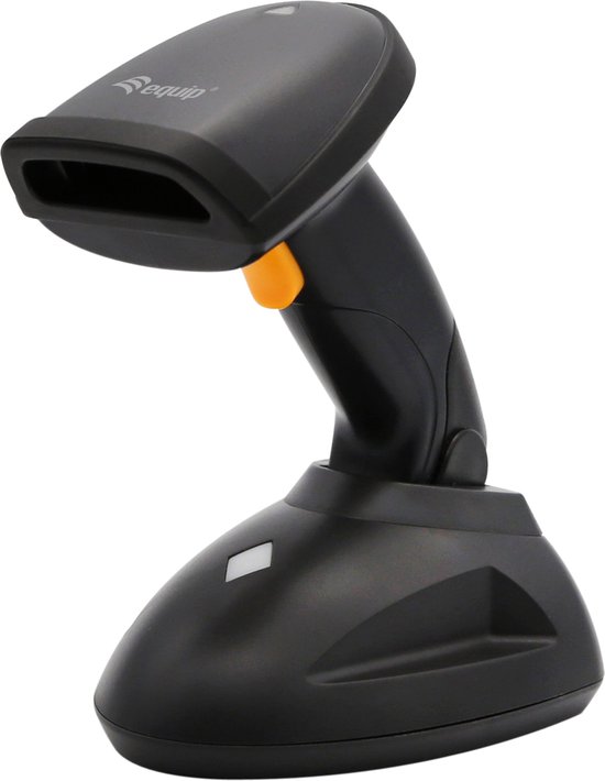 Equip 351026 barcode-lezer Draagbare streepjescodelezer 1D/2D LED Zwart
