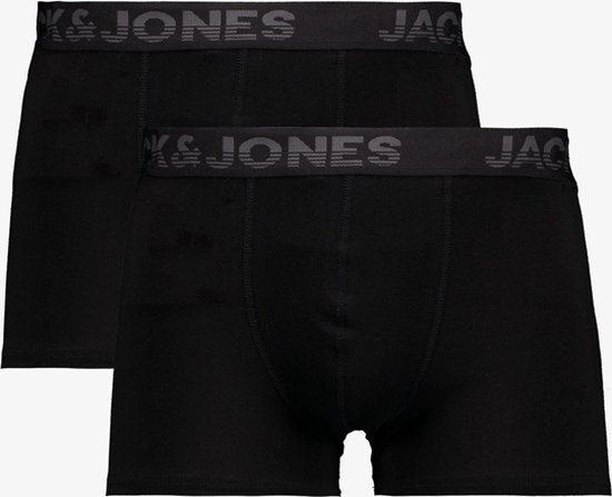 Jack & Jones heren boxershorts 2-pack zwart - Maat M