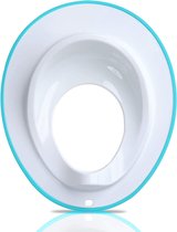 Toiletbril voor peuters (wit met blauwe rand) - toiletinzet voor kinderen - kindertoiletbril - wc-bril - kinderzitje toiletopzetstuk baby wc-bril - trede - wc-bril