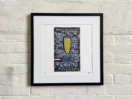 POP THE CHAMPAGNE - Limited Edt. Art Print - Frank Willems