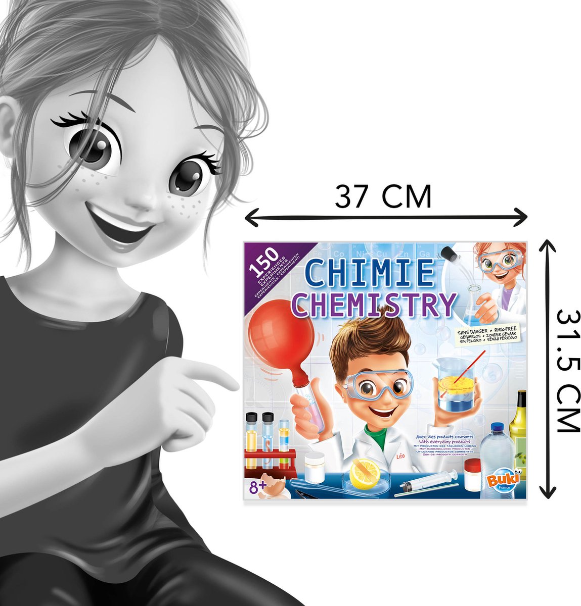 BUKI - Scheikundeset - Experimenteerset - Scheikundelabo - Chemieset - 150 experimenten — afbeelding 2