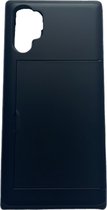 Samsung Note 10 plus pashouder hoesje - pasjes - Telehoesje - slide armor - Samsung - Android - Opberging - Creditcard - 2 in 1 - In 7 kleuren - Zwart - Donker blauw - Donker groen - Grijs - Goud - Rood - Zilver