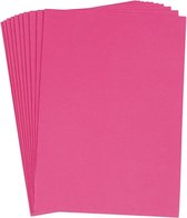 EVA-foam, roze, A4, 210x297 mm, dikte 2 mm, 10 vel/ 1 doos