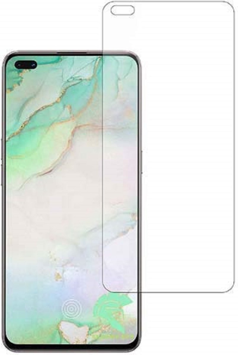LuxeBass Screenprotector geschikt voor Oppo Reno3 Pro - glas scherm - bescherming