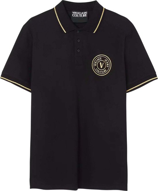 Shirt Zwart V-emblem polos zwart