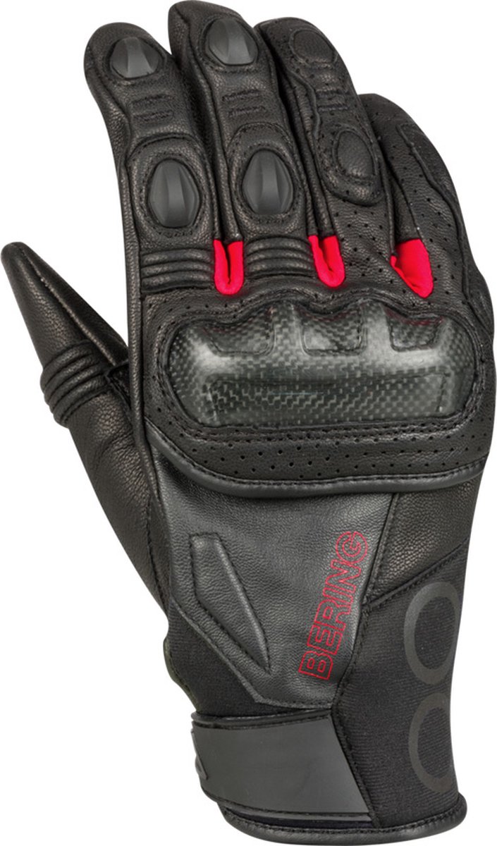 Bering Glove Radial Black Red T9 - Maat T9 - Handschoen