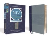 NIV Study Bible, Fully Revised Edition- NIV Study Bible, Fully Revised Edition (Study Deeply. Believe Wholeheartedly.), Personal Size, Leathersoft, Navy/Blue, Red Letter, Comfort Print
