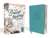 NIV, The Busy Mom's Bible, Leathersoft, Teal, Red Letter, Comfort Print