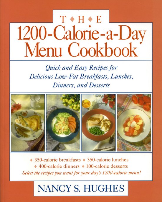 1200-Calorie-A-Day Menu Cookbook - cover