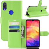 Xiaomi Redmi Note 7 Hoesje - Book Case - Groen