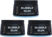 Totex Cosmetic Bubble Gum Hair Styling Wax 3 x 150 mL