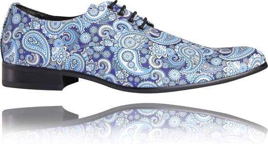 Paisley Parade - Taille 44 - Lureaux - Chaussures pour femmes colorées pour homme - Chaussures à lacets avec imprimé